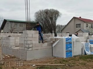 DS-1250 Кладка стен, армопояс, плита перекрытия